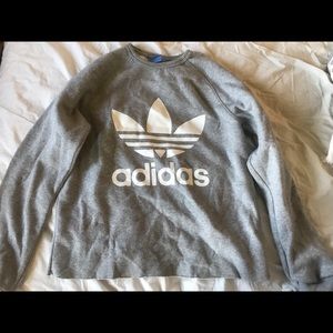 Adidas cropped crew neck